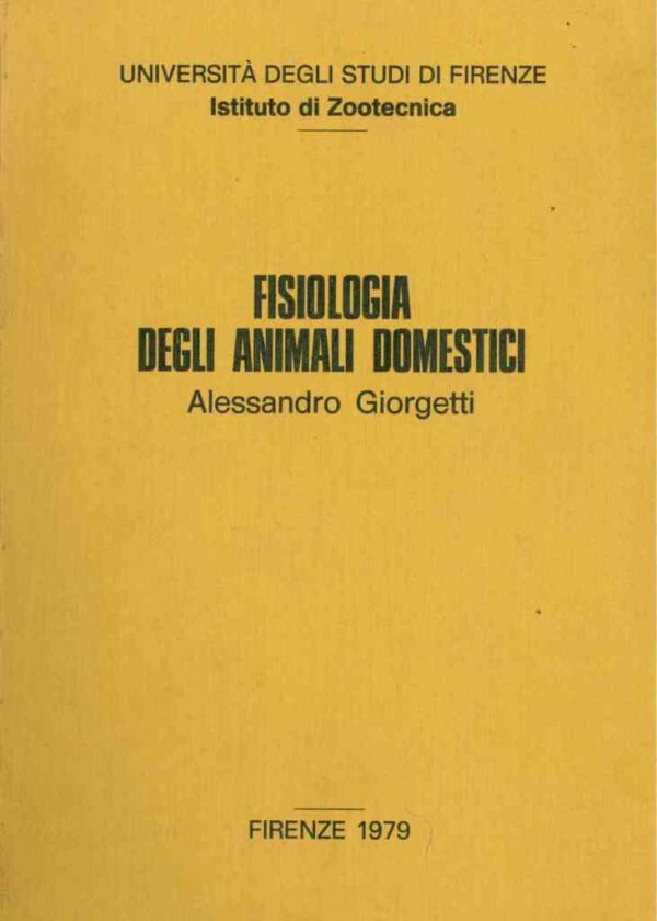 FISIOLOGIA DEGLI ANIMALI DOMESTICI