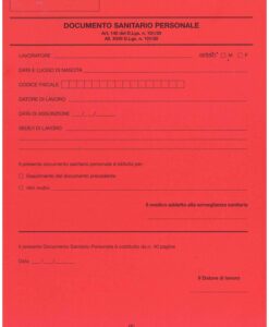 Documento sanitario personale