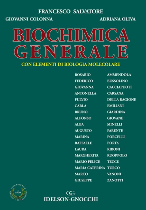 BIOCHIMICA GENERALE